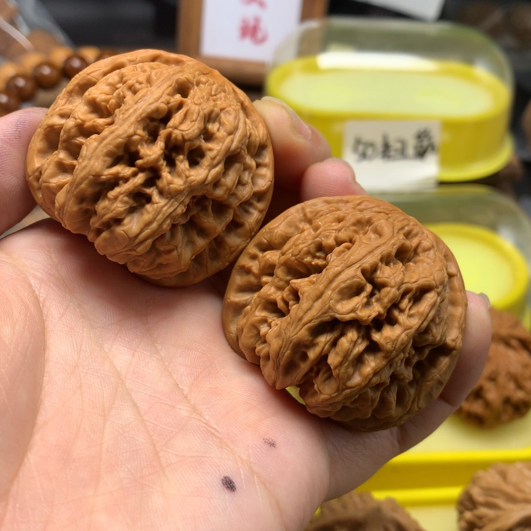文玩核桃把件44粗筋