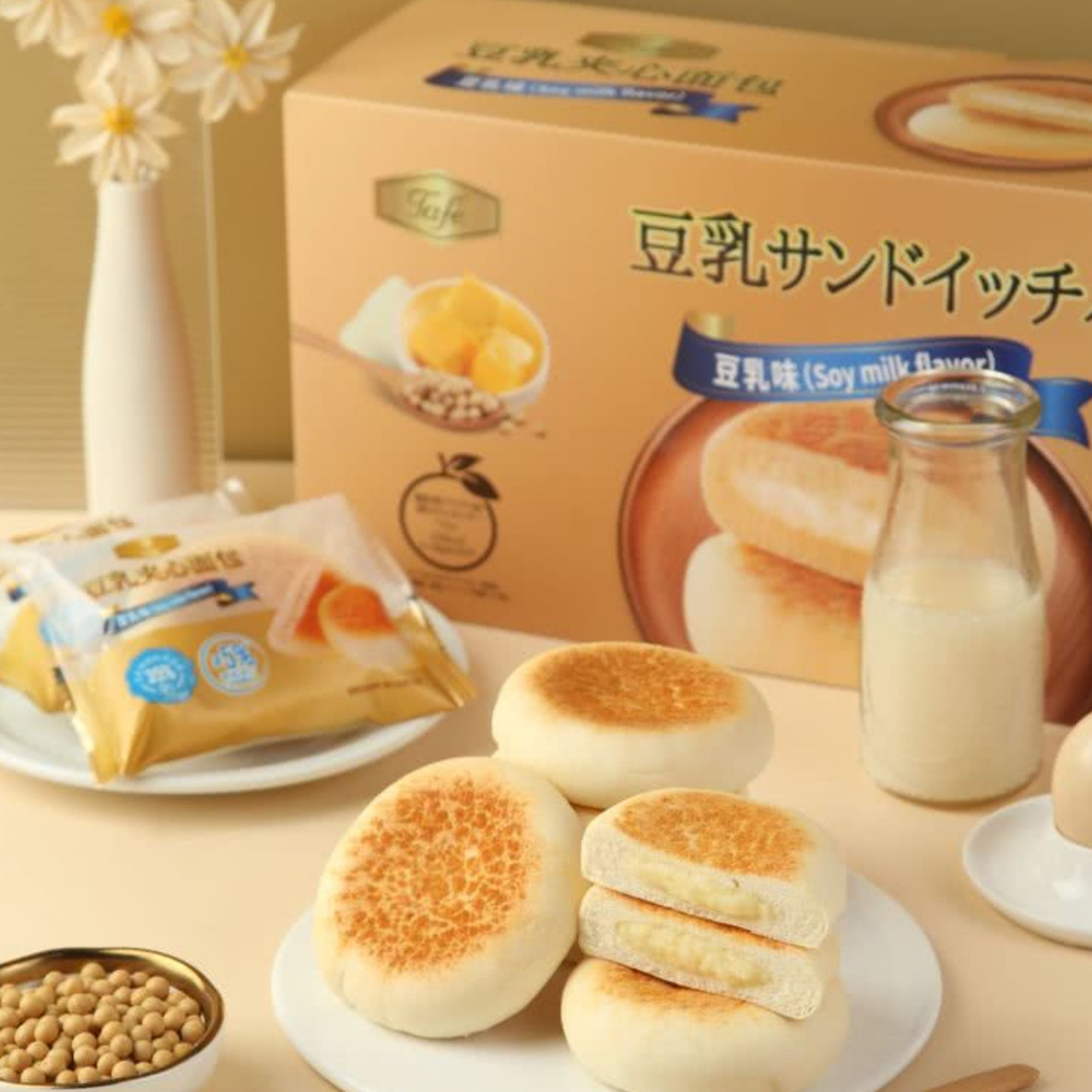 山姆豆乳餐包