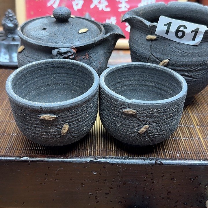 纯手工制作粗陶茶具玖*日