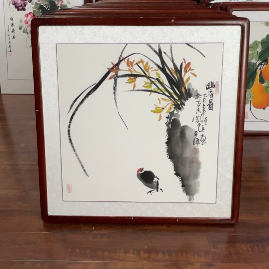 国画带框尺寸63*63厘米