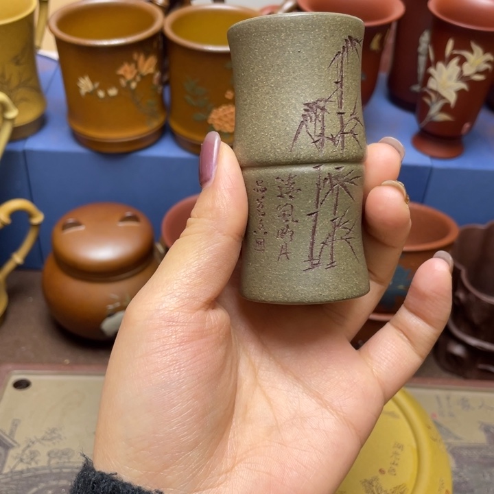 紫砂茶杯紫砂主人杯