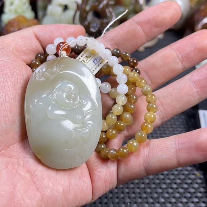 和田玉挂件未镶嵌天*