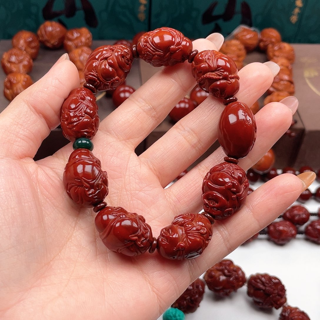 橄榄核手串-****◤弥勒手串
