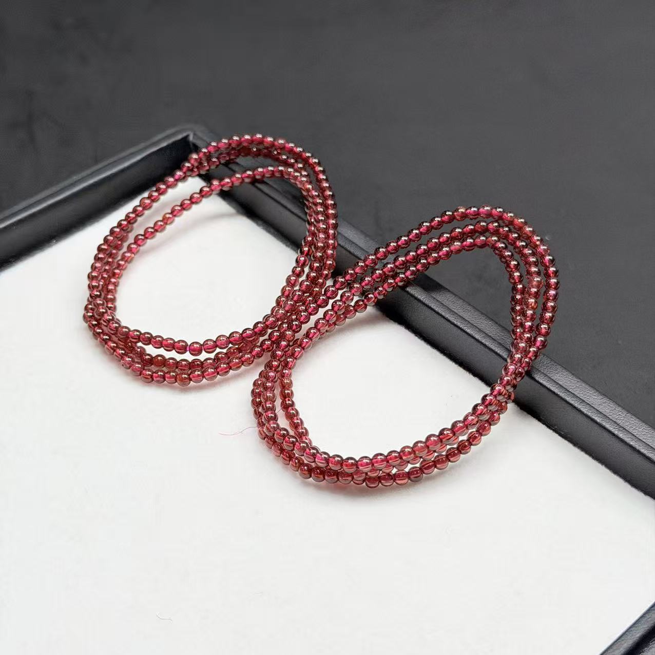 【睿泽赏宝】石榴石项链 有瑕/多样性发一 3mm KL0200306