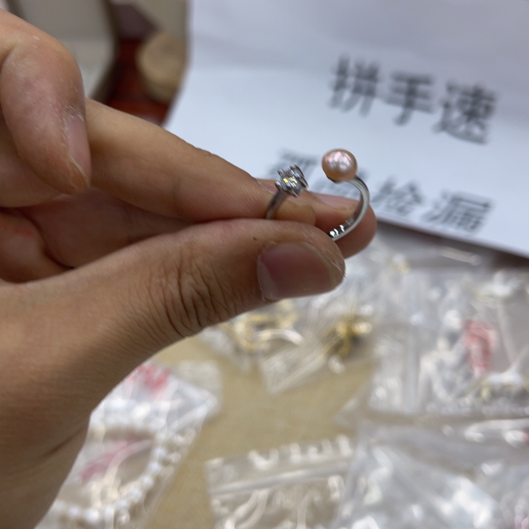 淡水珍珠合金颈饰02329