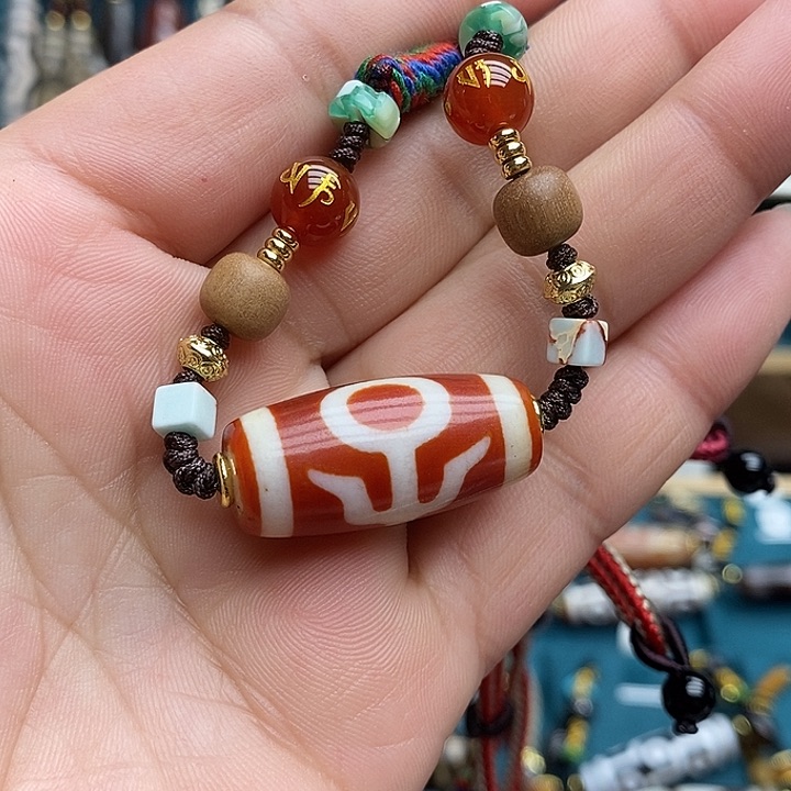 玛瑙/玉髓合金颈饰