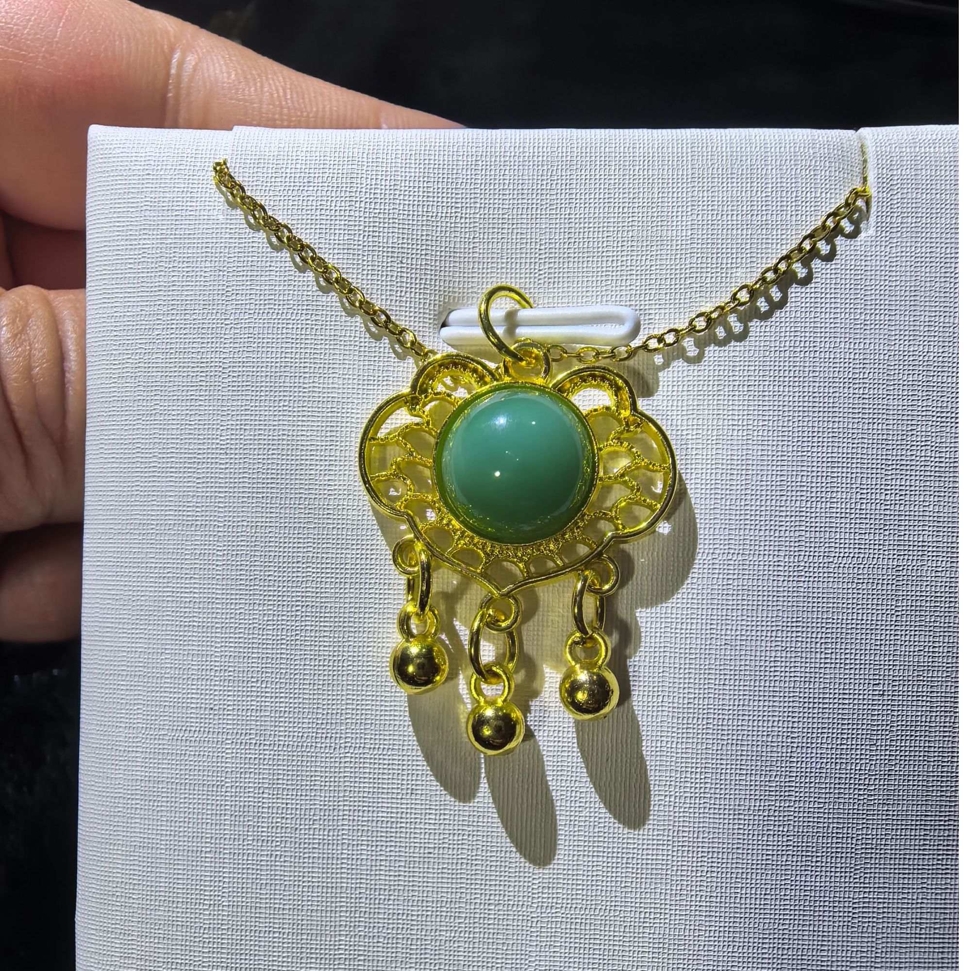 合金吊坠 长命锁吊坠