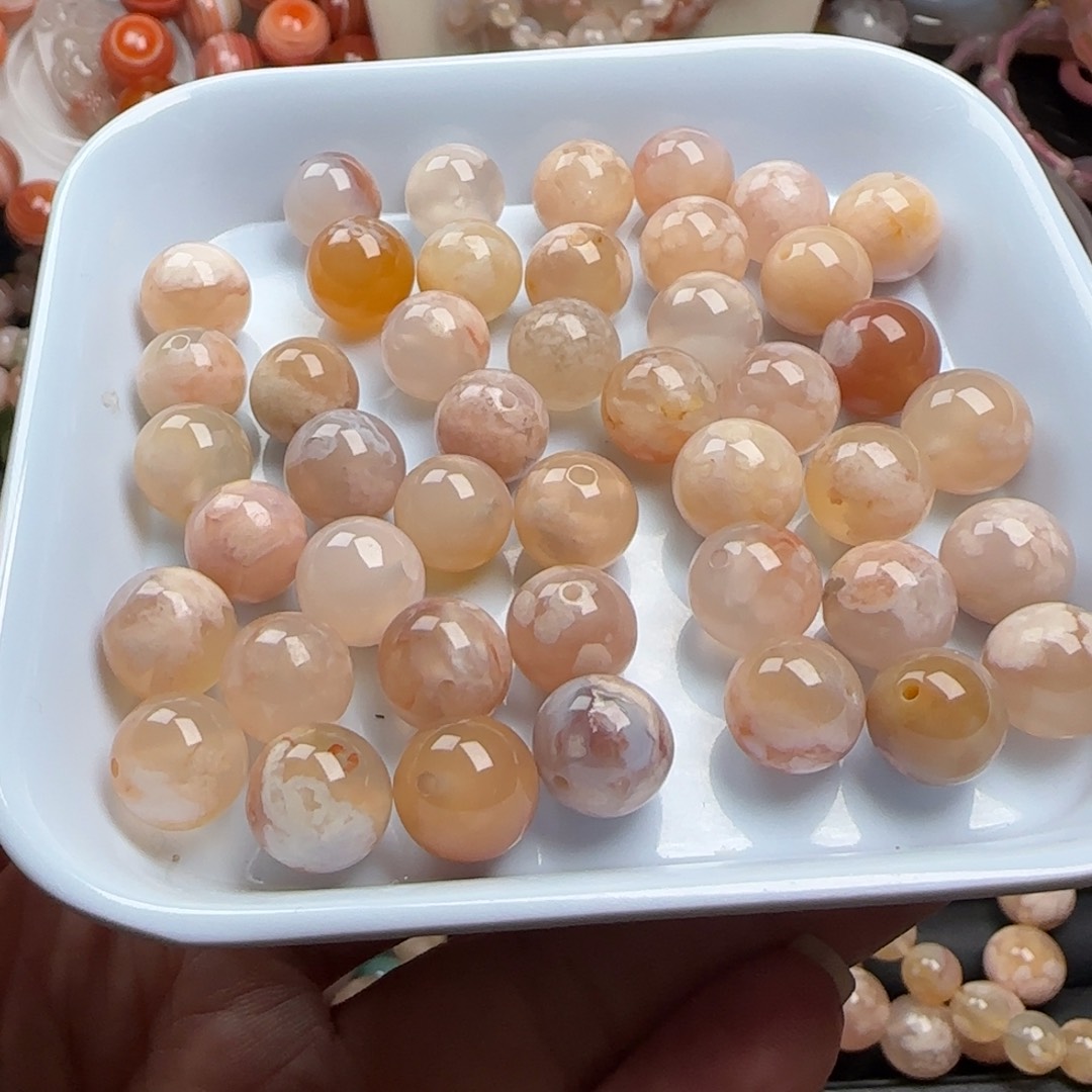 未镶嵌玛瑙/玉髓珠宝半成品