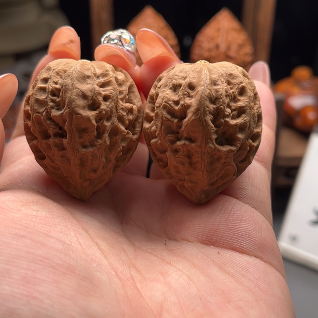 文玩核桃把件关东木子家楸大胖29