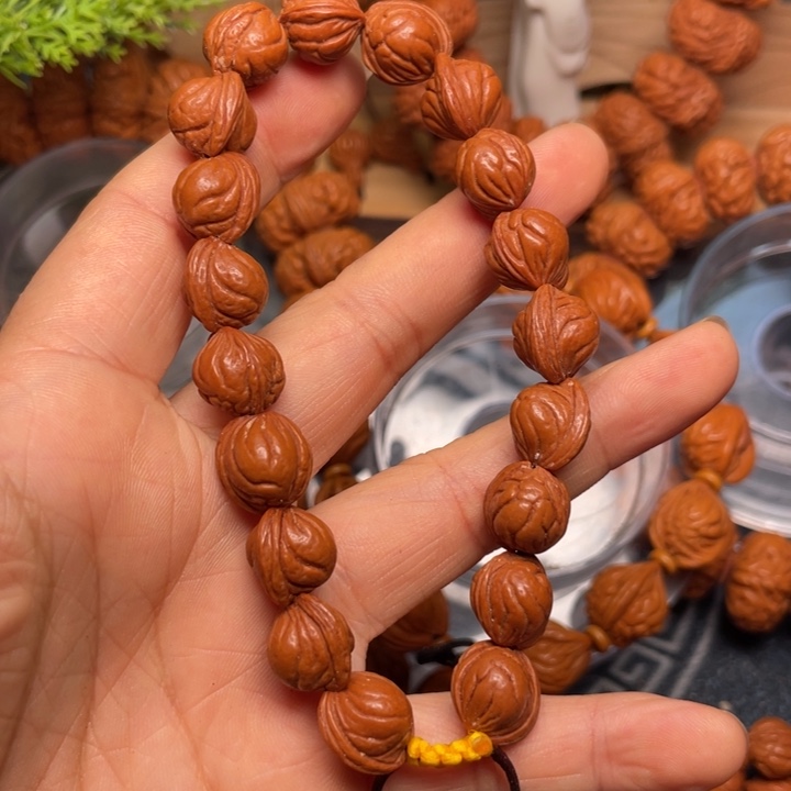 桃核手串龙纹桃核89
