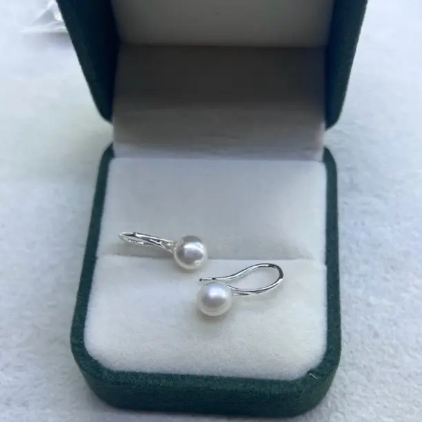 天然淡水珍珠耳饰