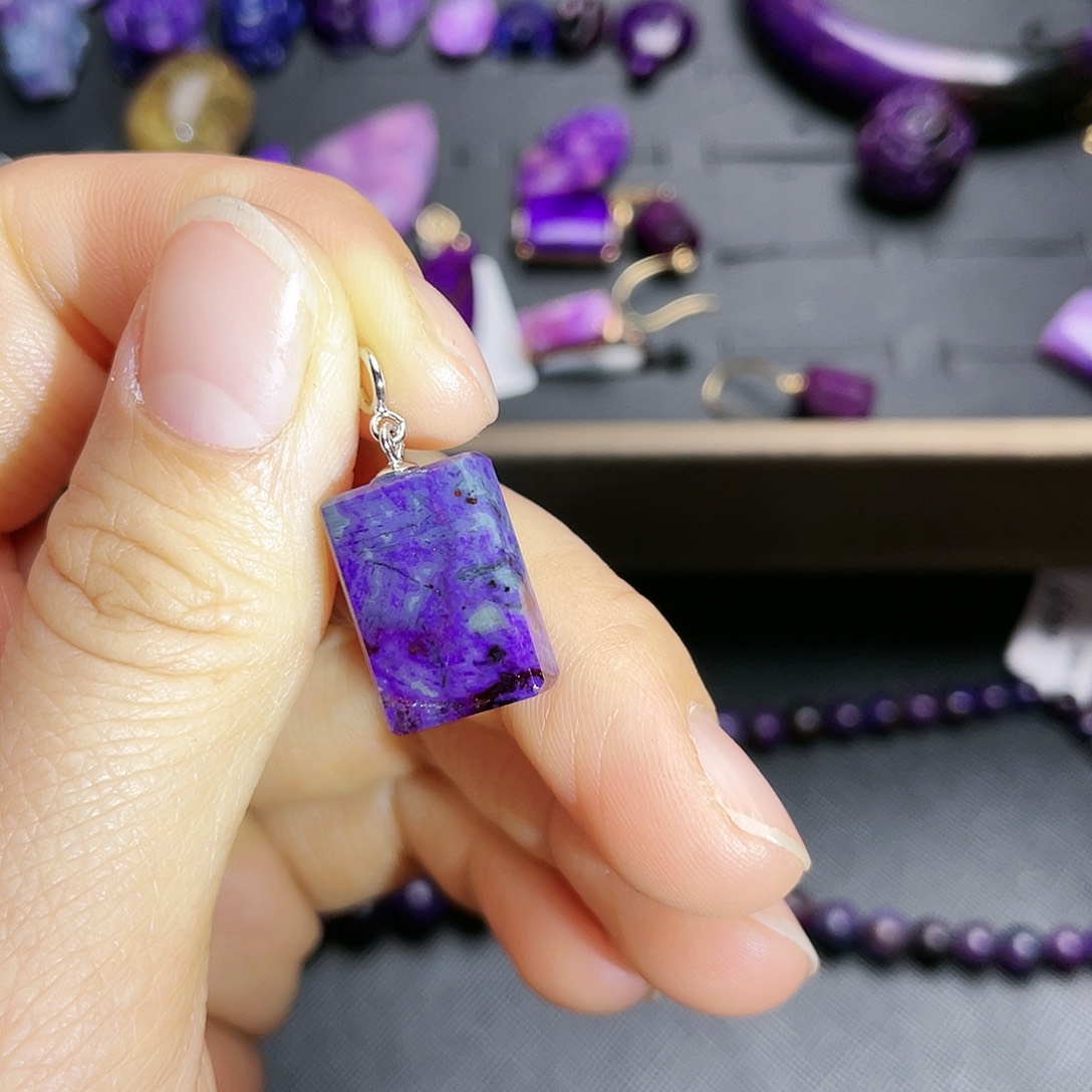 苏纪石（舒俱来）吊坠银S925镶嵌