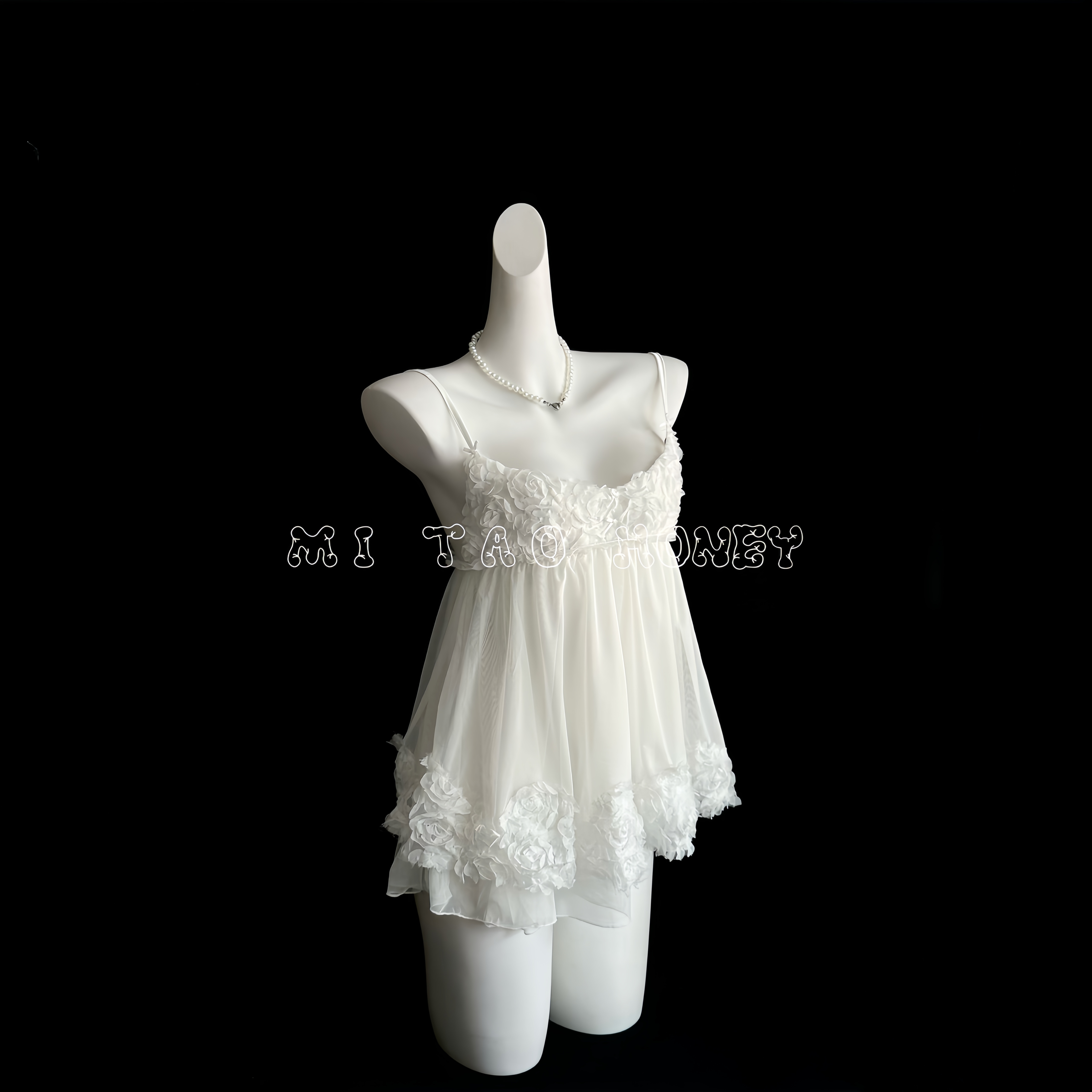 蜜桃Honey［白月光］法式性感睡裙睡衣