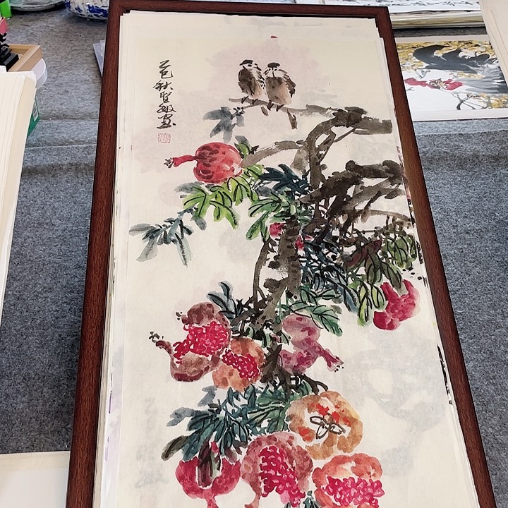 国画张圣敏先生纯手绘作品