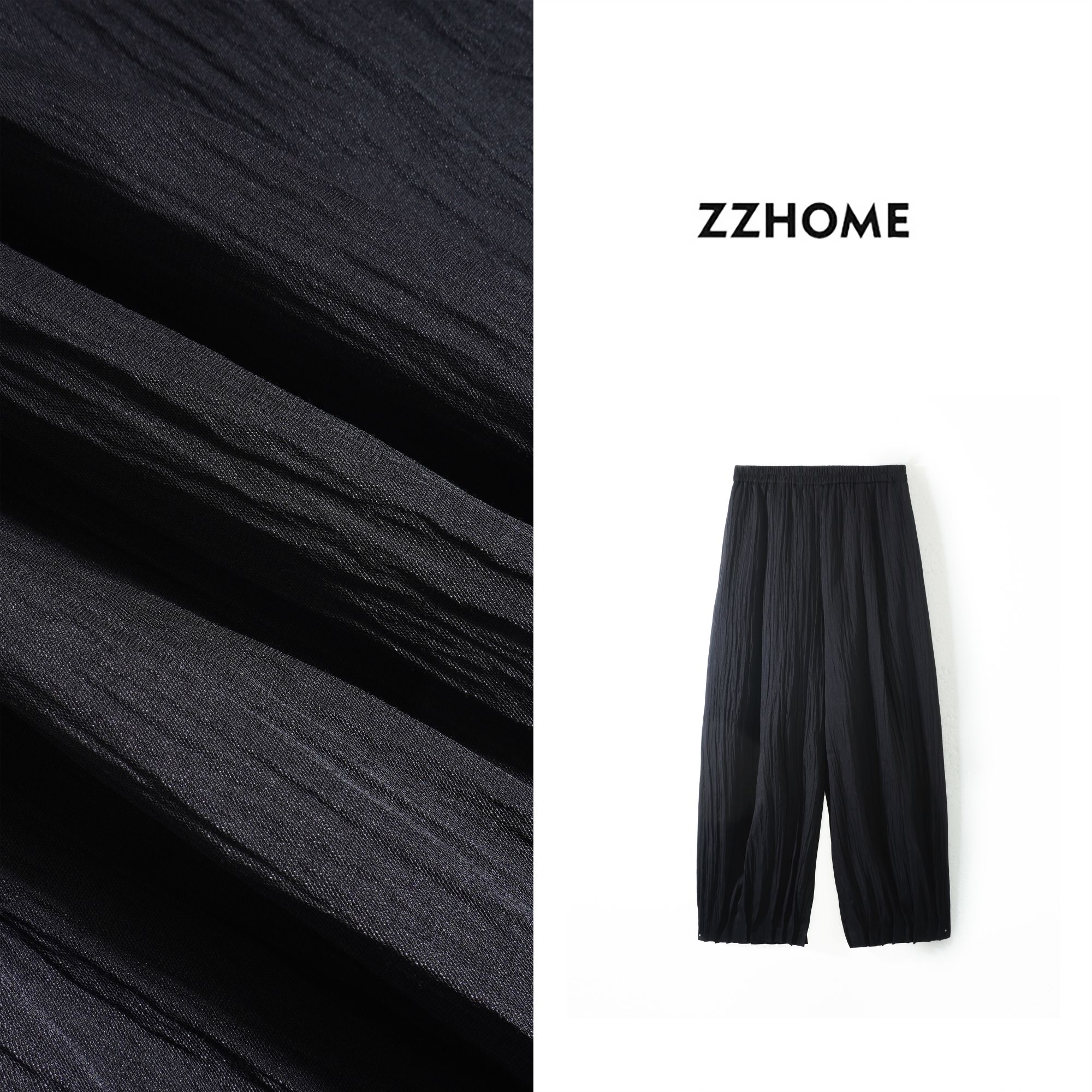 ZOZO HOME 量感解构立体微弧线新款潮牌女装裤子山本裤q173786p