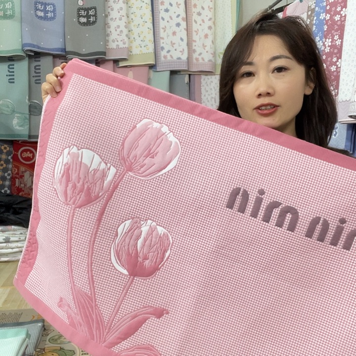 棉特价促销粉色郁金香