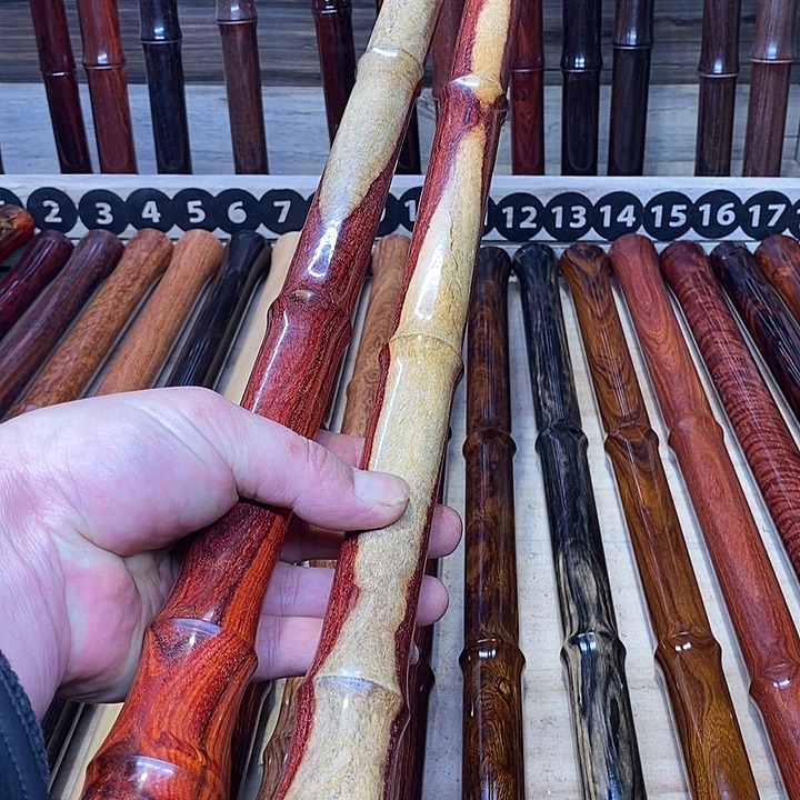 红木金丝红檀南箫胚f