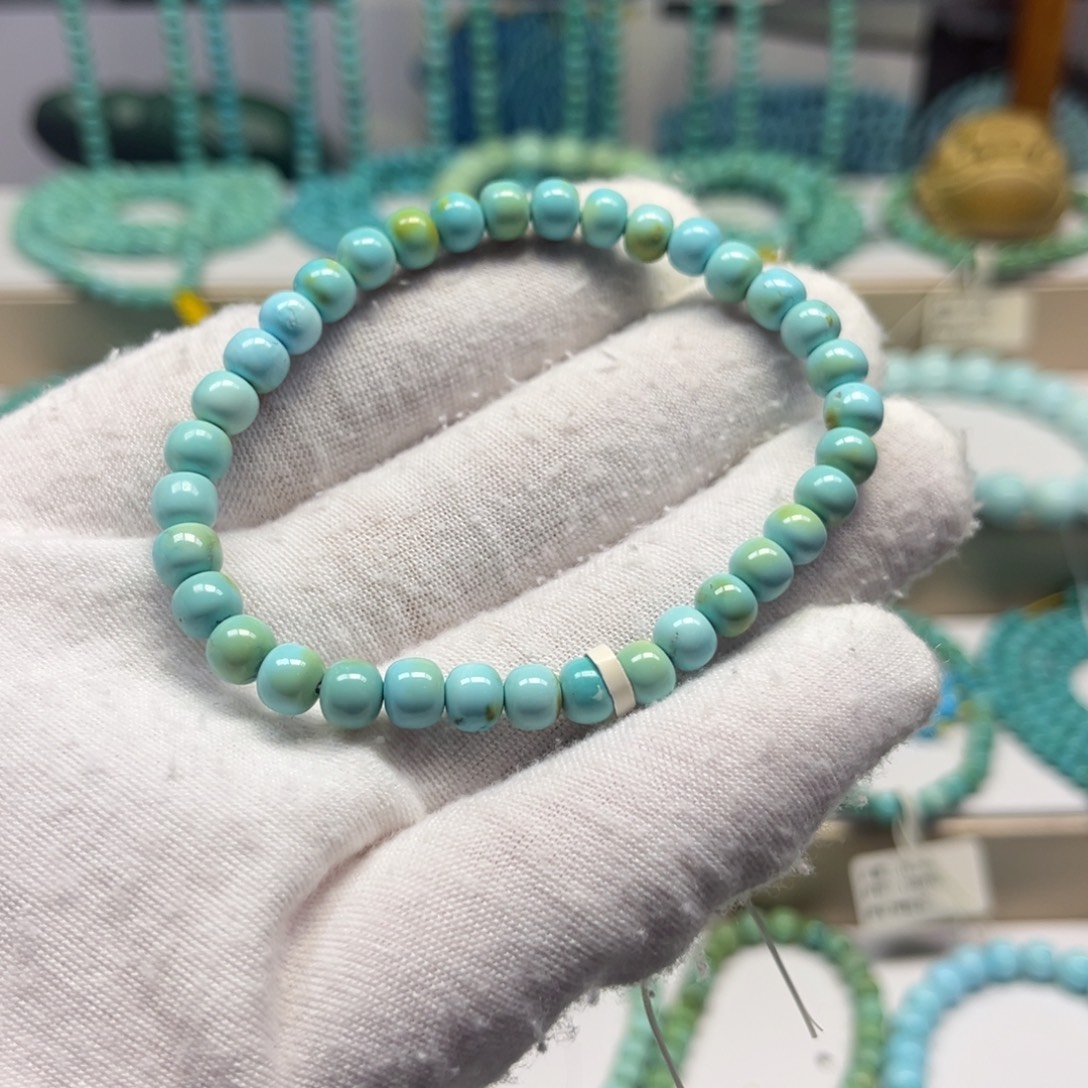 绿松石未镶嵌手链