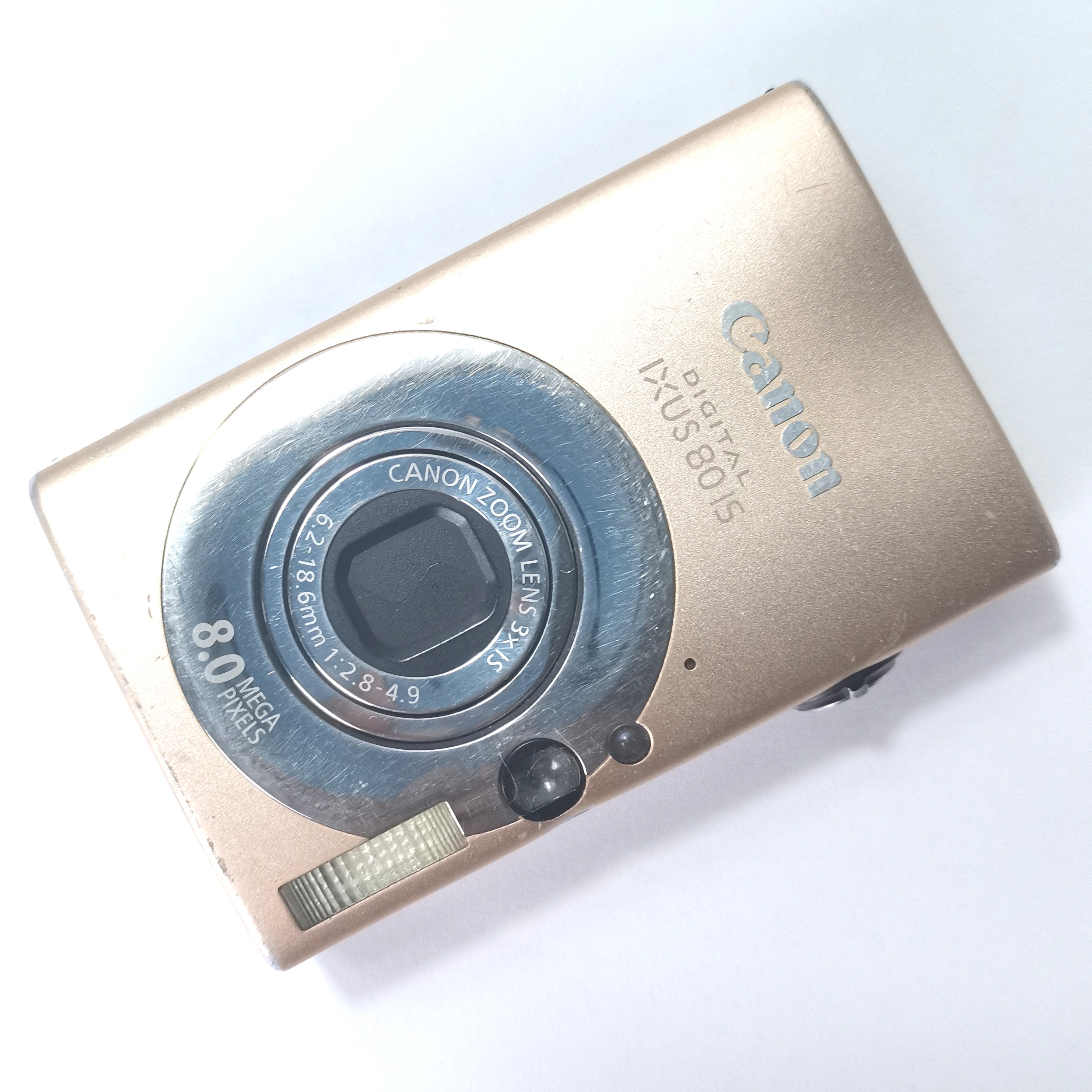 9新 Canon/佳能 ixus80 金色 800万像素 清透冷白 非质量不退换