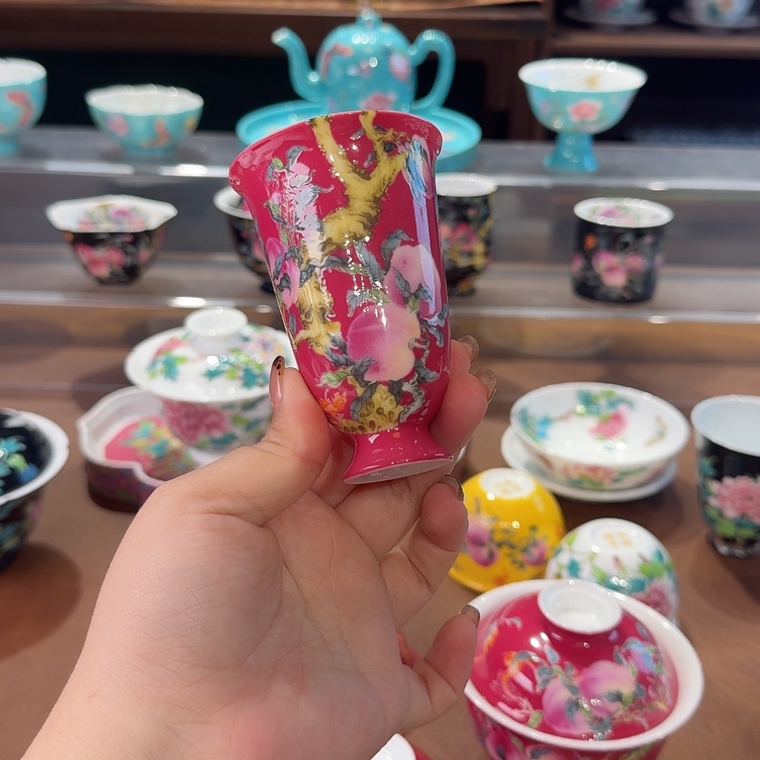 珐琅彩主人杯茶具系列