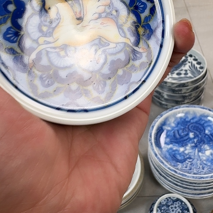 瓷片一马当先杯垫景德镇