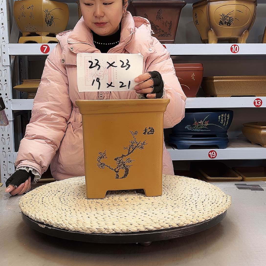 紫砂花盆紫砂花盆