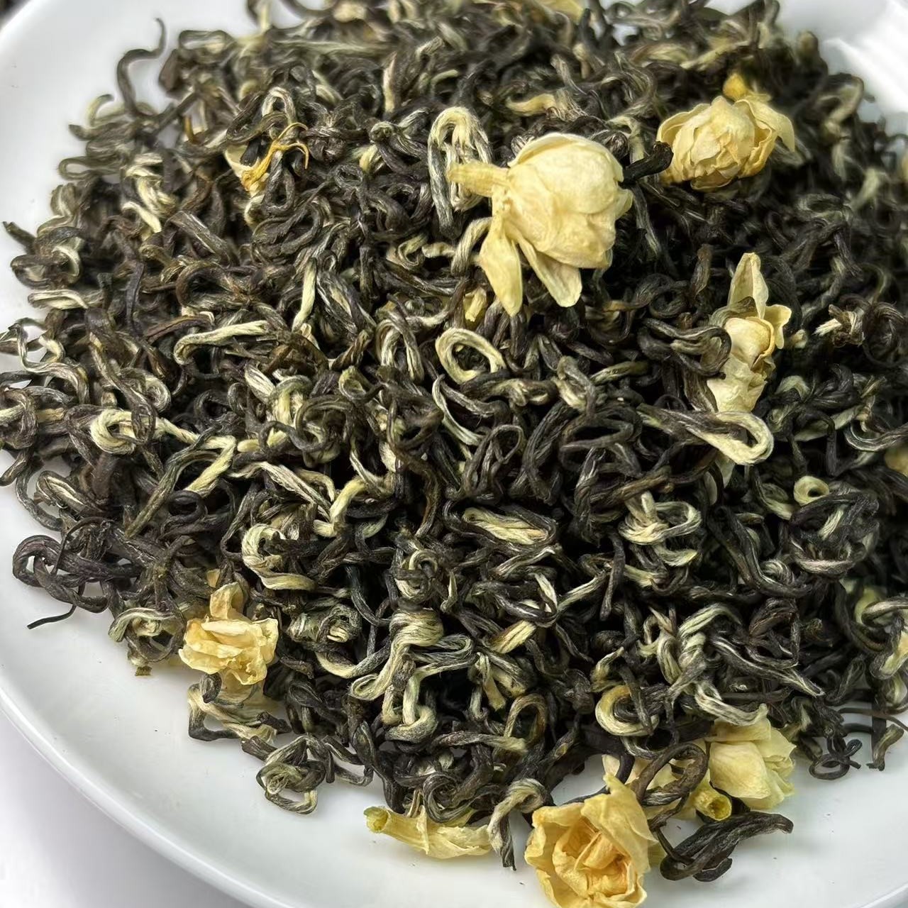 花香沐雨茉莉花茶花香馥郁鲜香爽口冰糖甜耐泡度高飘雪天花板