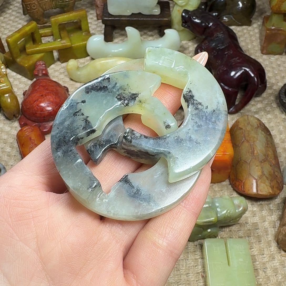 白玉菩提吊坠挂件