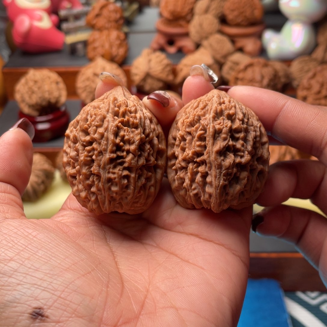 【闪购商品】文玩核桃把件人***胖大蒜头36