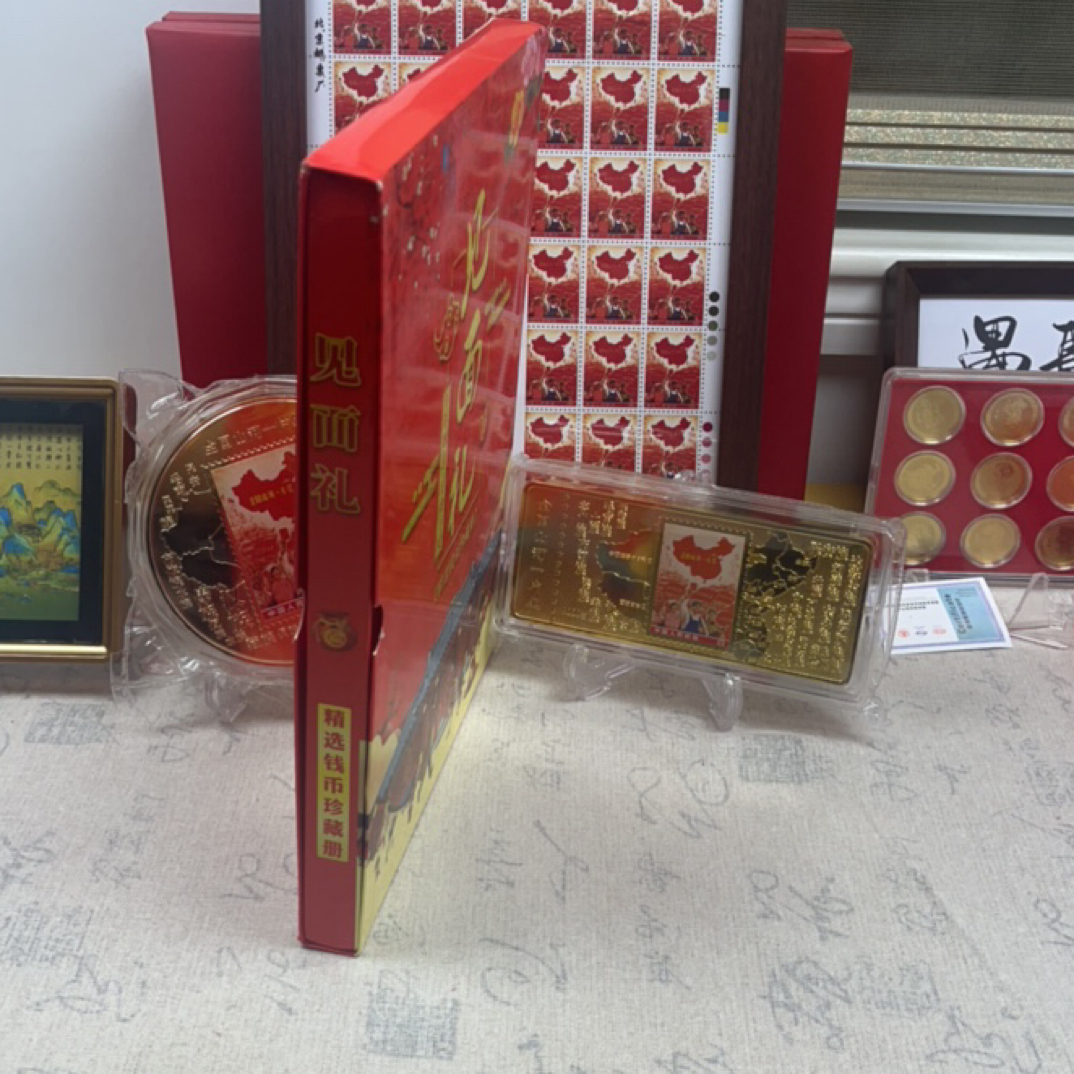 【经典爆款】热销 见面礼大红本子纪念装饰摆件