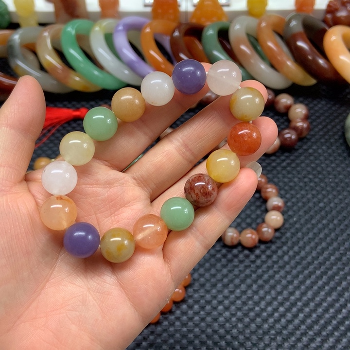 石英质玉未镶嵌手链