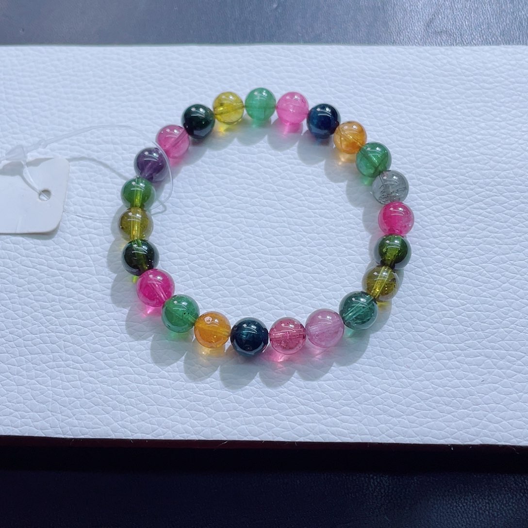 未镶嵌碧玺手链8.3mm左右