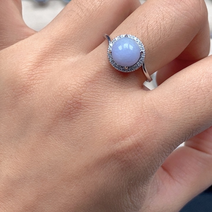 翡翠未镶嵌戒指戒指