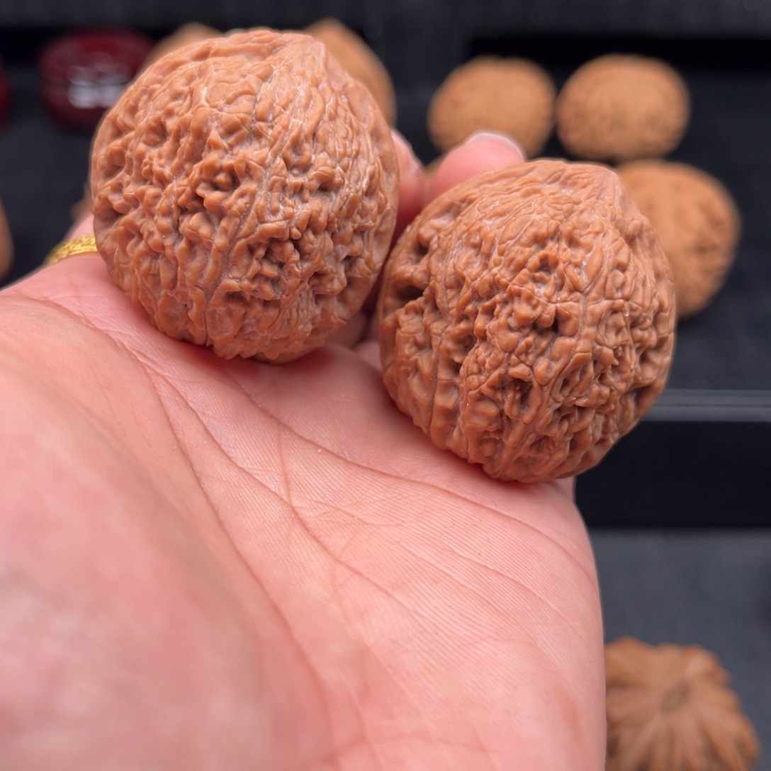 文玩核桃吊坠大蒜头38