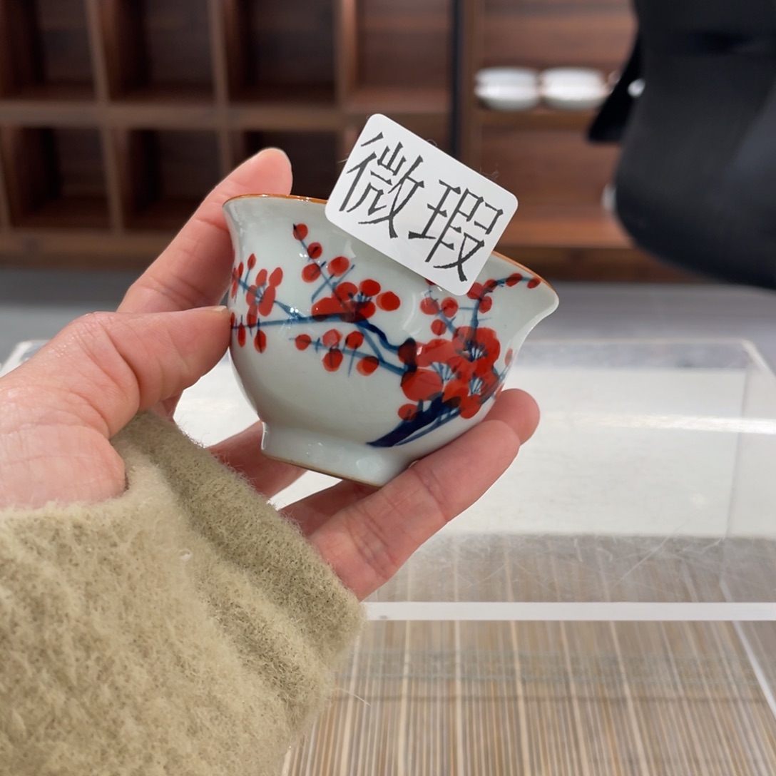 微瑕釉下彩纯手绘