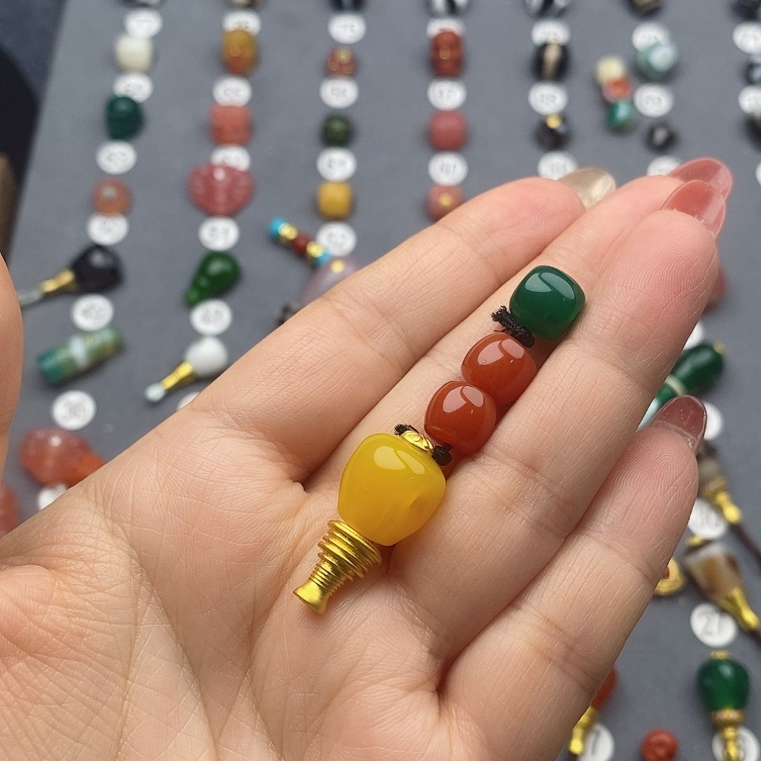 玛瑙/玉髓饰品合金刘*