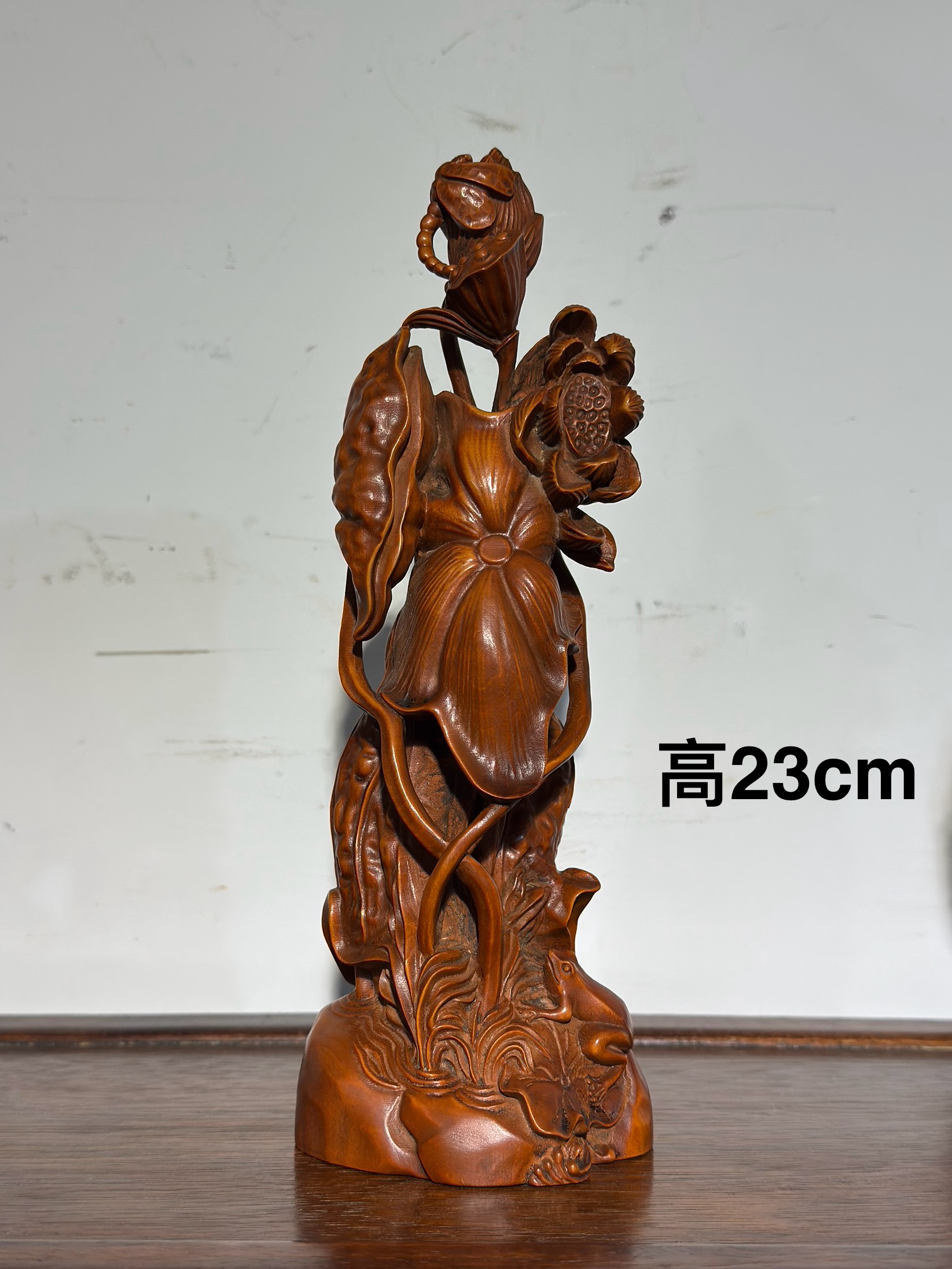 专用链接请勿直接拍复古装饰摆件雕刻手工工艺品荷花链子精工细雕
