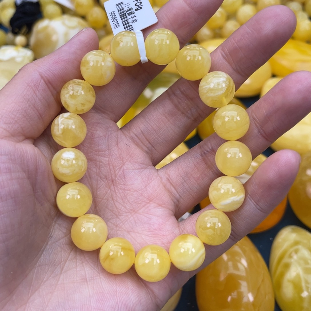 琥珀裸石未镶嵌琥珀蜜蜡w 90