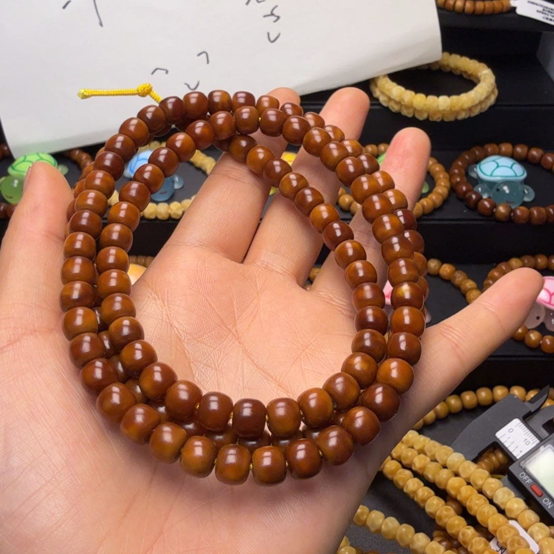 龙眼菩提吊坠小***爸龙脊菩提全透红料卡7➕