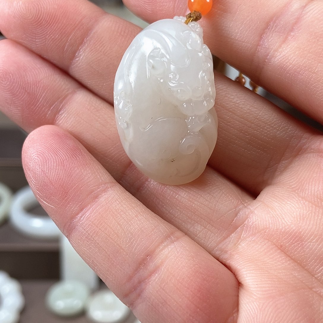 和田玉（白玉）颈饰未镶嵌