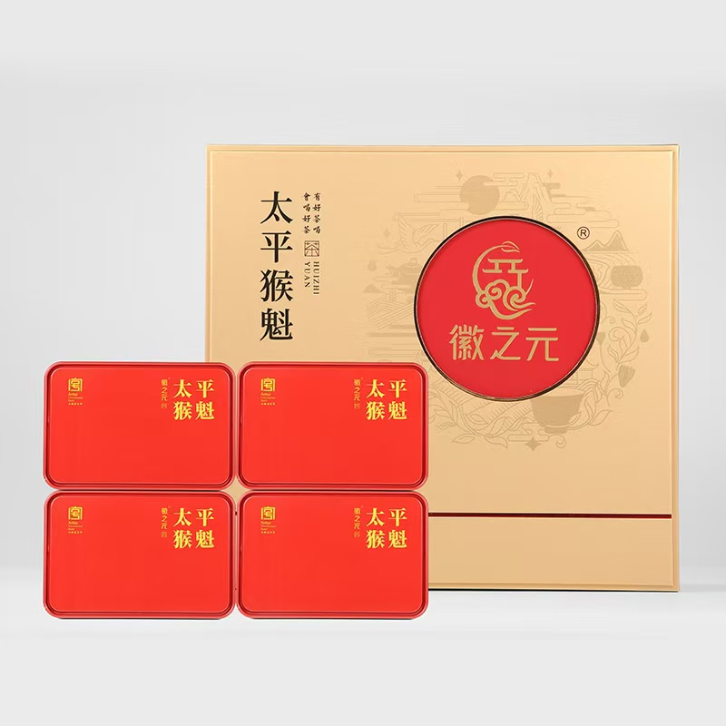 徽之元颂系列特级太平猴魁75g*4