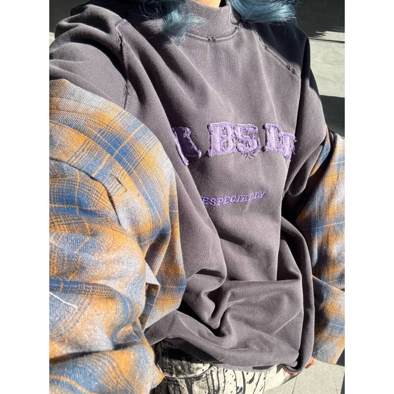 瞬差潮流字母卫衣