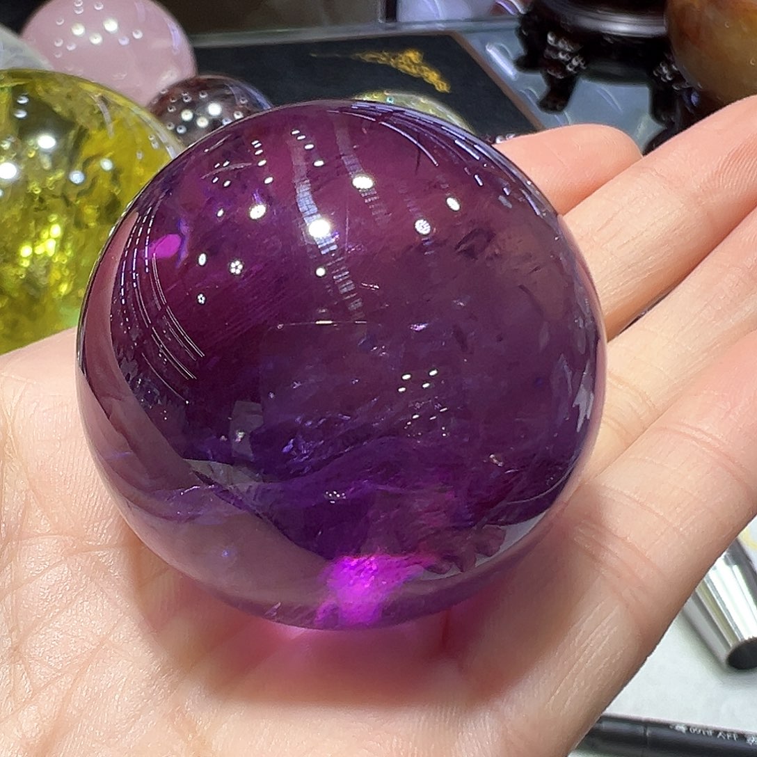 水晶水晶球摆件未镶嵌