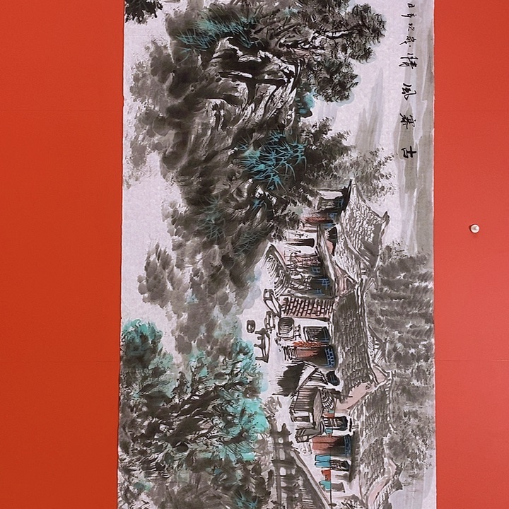国画山水花鸟字画书画国画