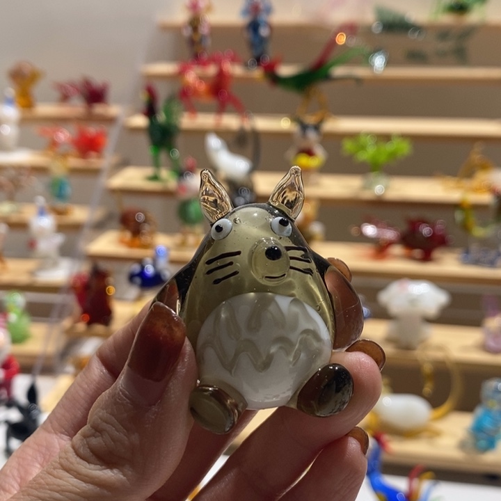 琉璃手工艺品琉璃龙猫