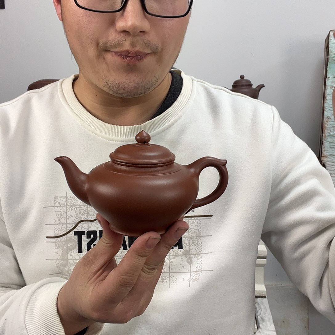 紫砂茶壶底槽清笑樱