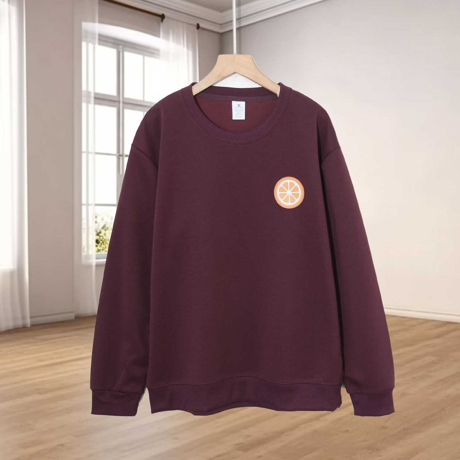 运动休闲潮流百搭卫衣男女同款长袖T恤春秋内搭宽松圆领PA-N944