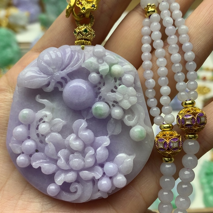 颈饰未镶嵌翡翠翡翠