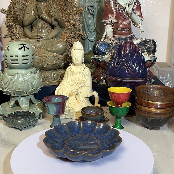 瓷片摆件摆件摆件