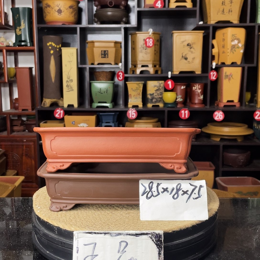 紫砂D-婉秋紫砂花盆